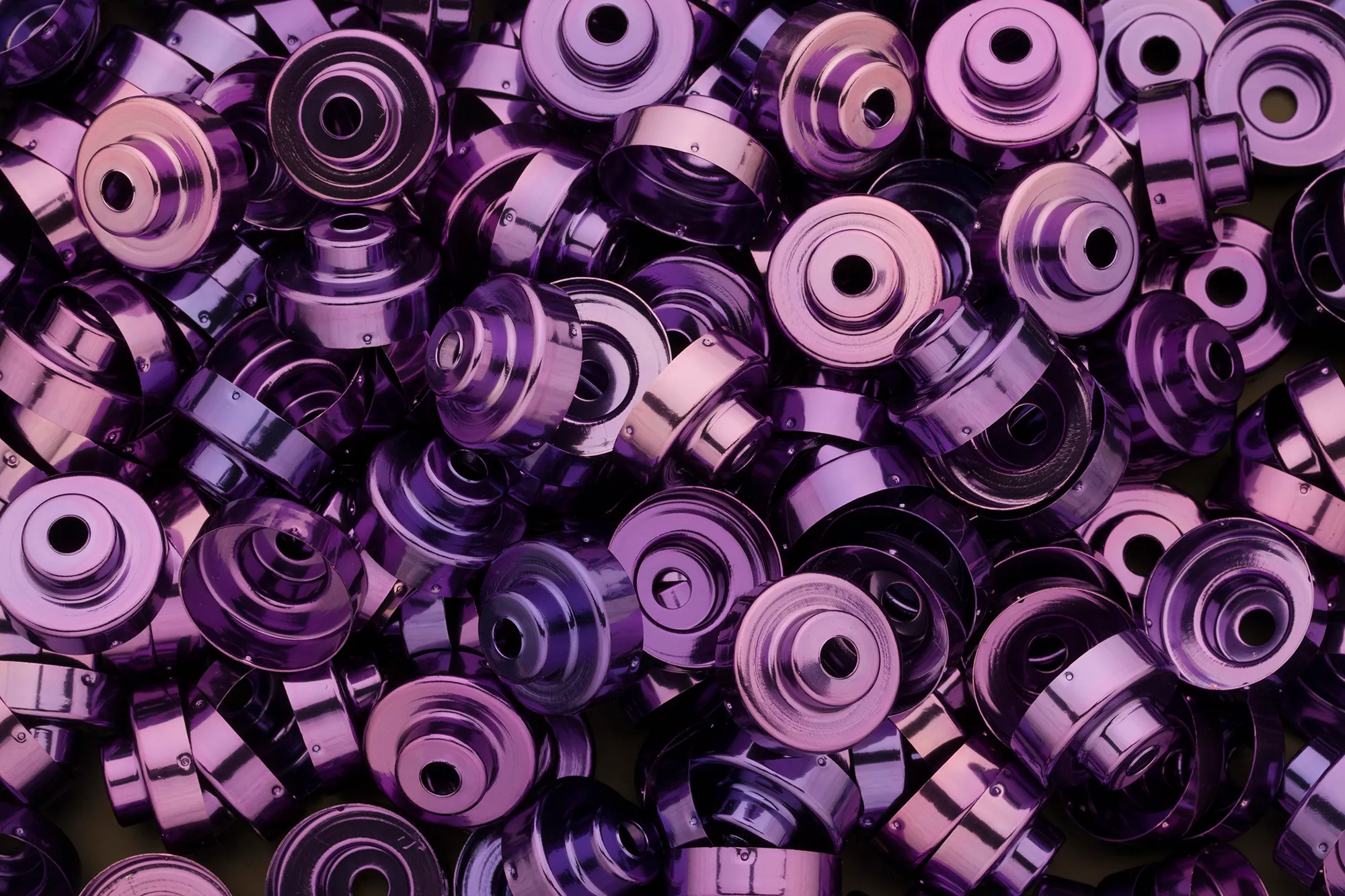 purple anodized aluminum